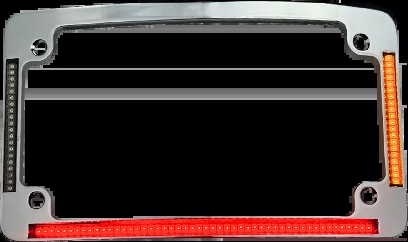 Custom Dynamics License Plate Frame – LED – Chrome – TF05-23-C
