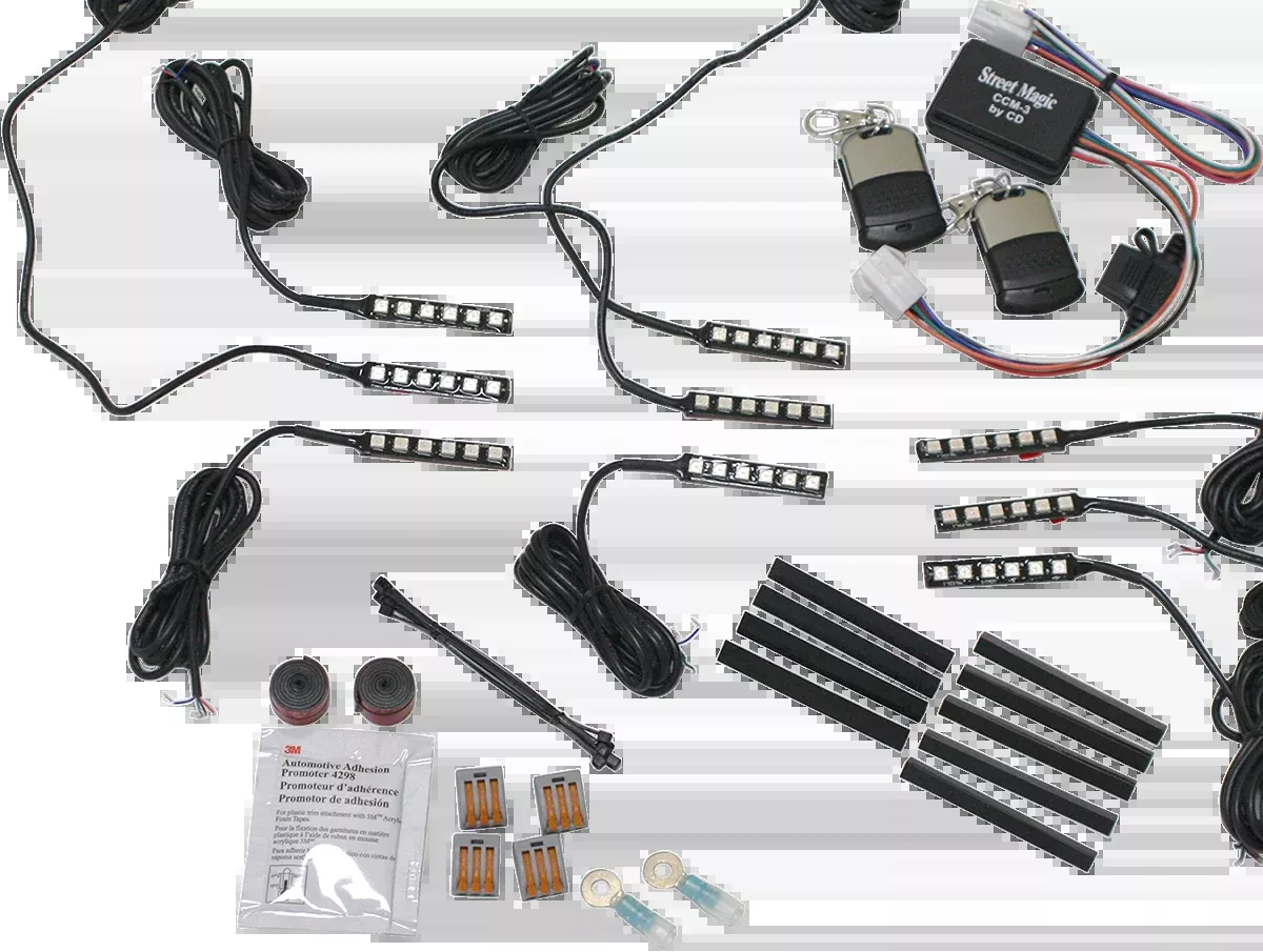 Custom Dynamics Magical Wizard Sport Bike Color Changing LED Accent Light Kit