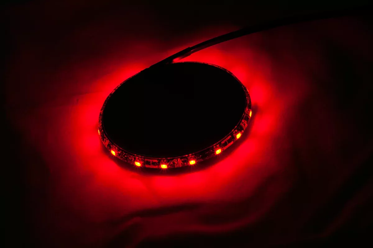 Custom Dynamics MagicFLEX2 Wheel Light - Black/Orange - M215ORANGEB