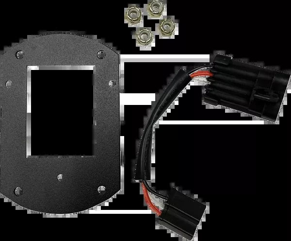 Custom Dynamics Mounting Kit – Headlight – Satin Black – FXLRST