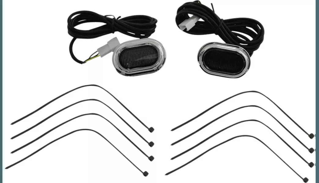Custom Dynamics Plug & Play PLUGZ™ Antenna Grommet Lights for '06-23 Harley Davidson FL Models - Black/Smoke Lens