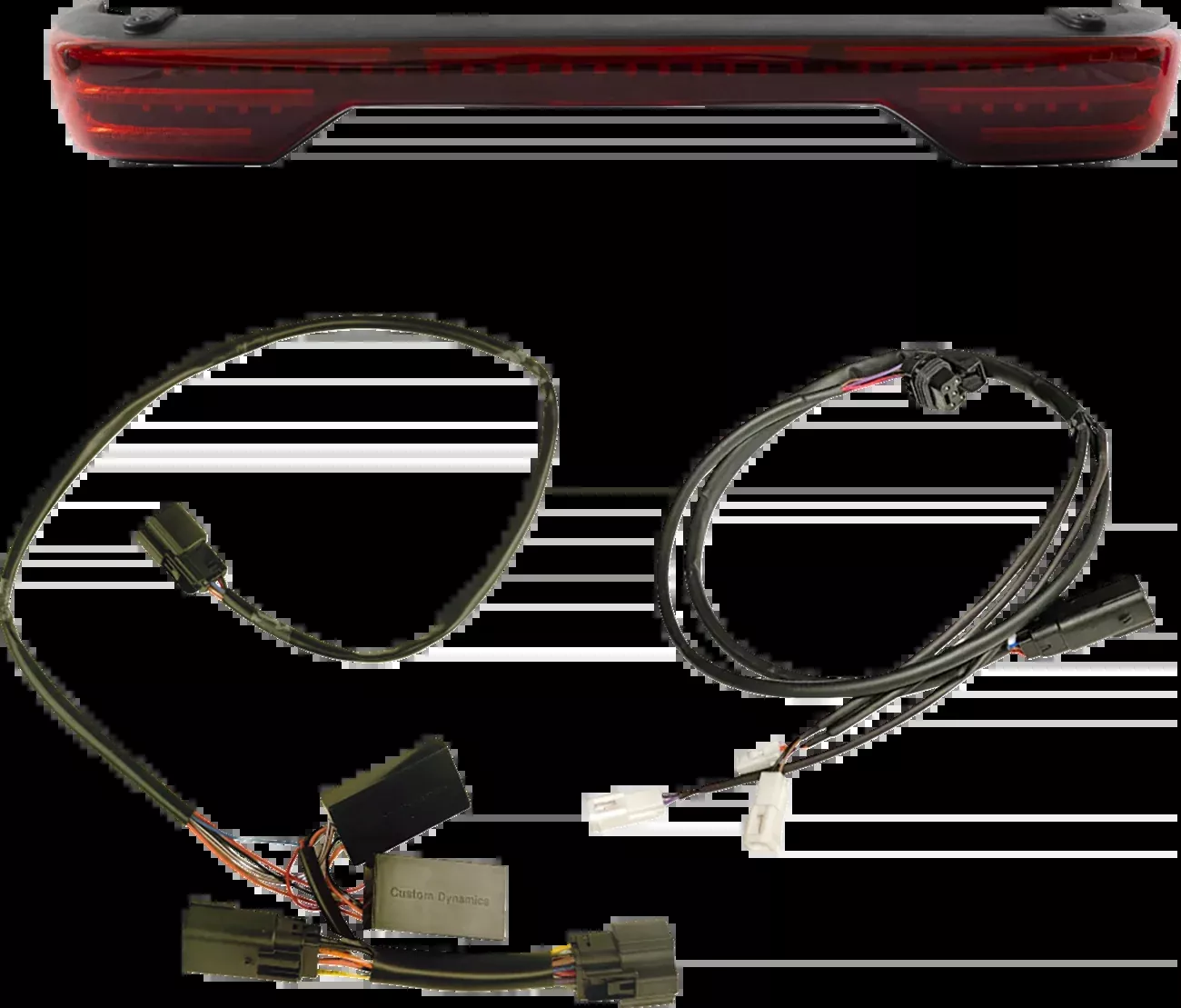 Custom Dynamics Pro Beam Light Kit – Tour Pak – Red Lens – CD-TP-KIT-25-R