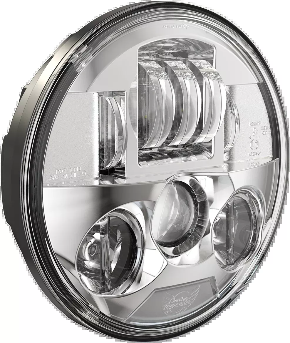 Custom Dynamics Probeam 7″ Chrome LED Headlight 2015-2023 Indian Chieftain Chief