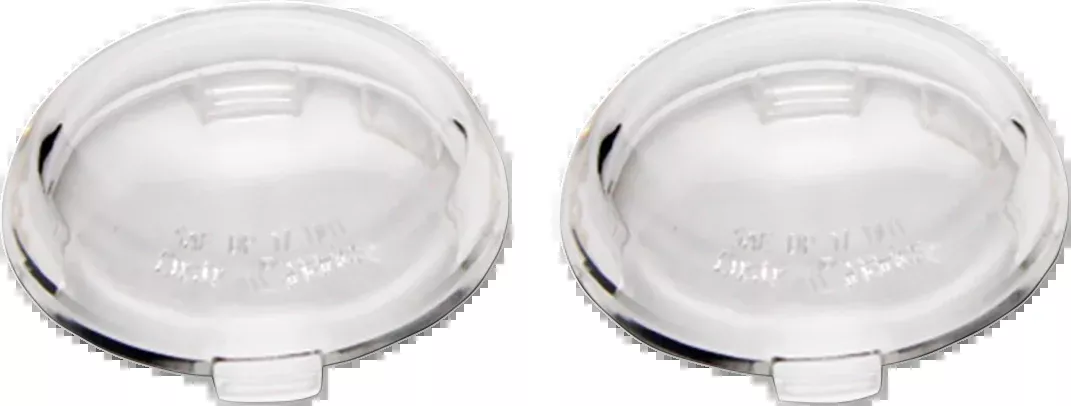Custom Dynamics Probeam Clear Pair Turn Signal Lenses fits 2000-2025 Harley