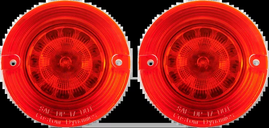 Custom Dynamics ProBeam Flat Turn Signal Inserts 1986-2013 Harley Touring FLST