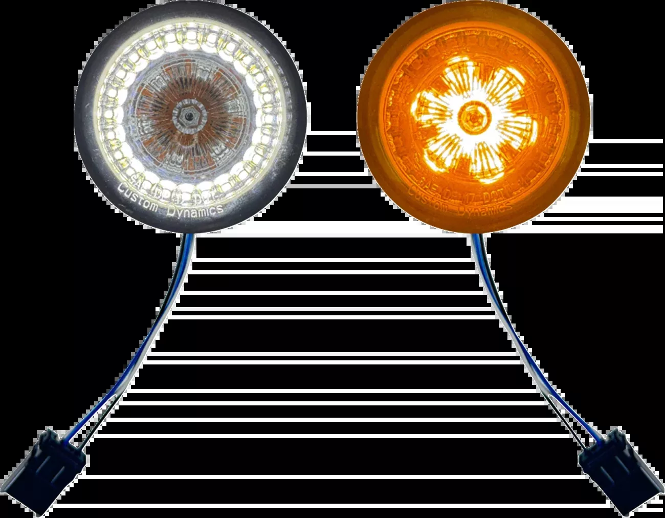 Custom Dynamics ProBeam Front Turn Signal Inserts – LED – Smoke Lens – PB-AW-25JAE-S