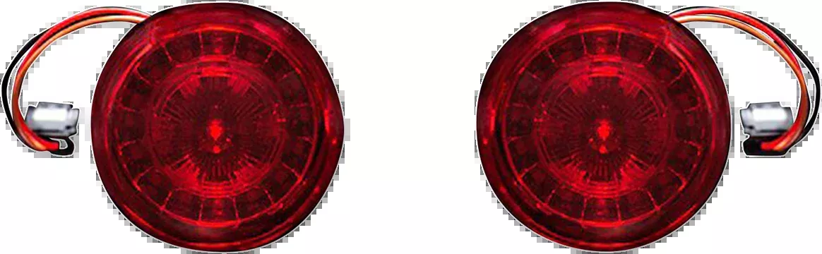 Custom Dynamics Probeam JAE Red LED Rear Turn Signal 2016-2021 Harley Softail