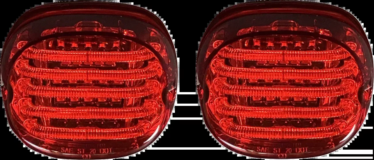 Custom Dynamics ProBEAM LED Taillight - Squareback - Red - TRIKE-KIT-2R