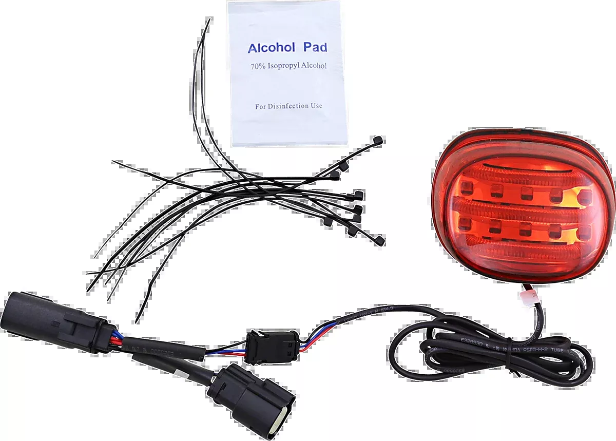 Custom Dynamics Probeam Mini Red LED Taillight 2010-13 Harley Touring FLHX FLTRX