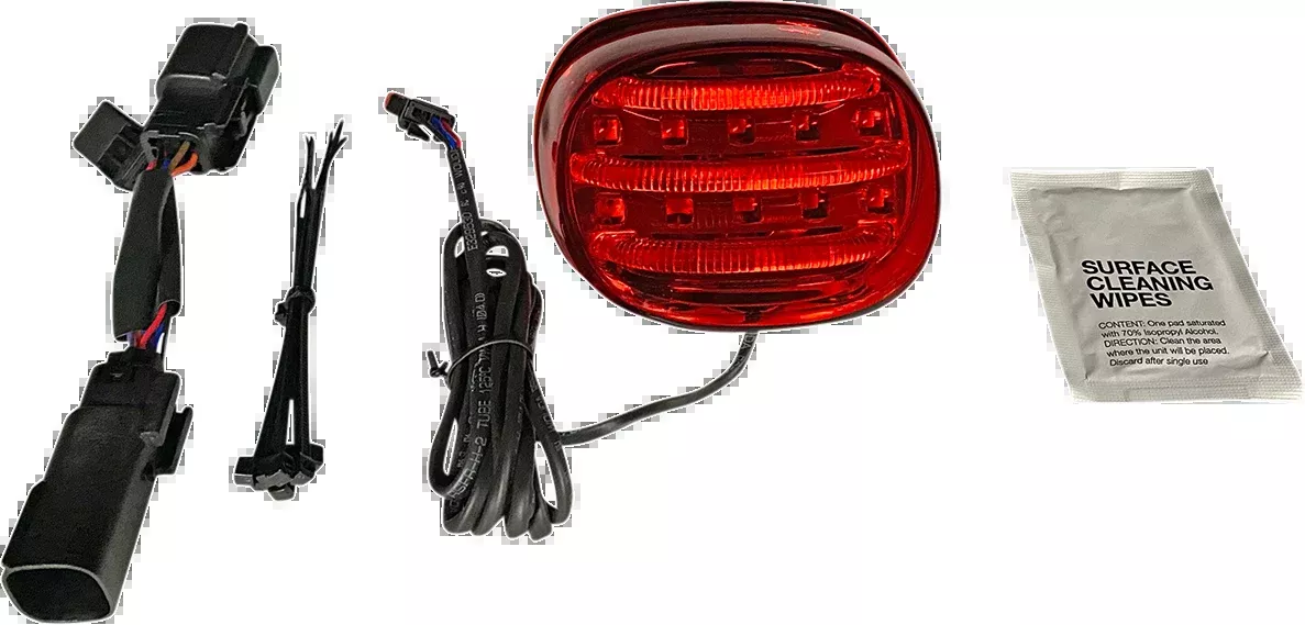 Custom Dynamics Probeam Mini Red LED Taillight 2014-24 Harley Touring FLHX FLTRX