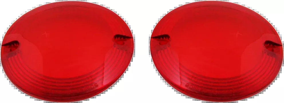 Custom Dynamics Probeam Pair Red Turn Signal Flat Lens for Harley Davivdson