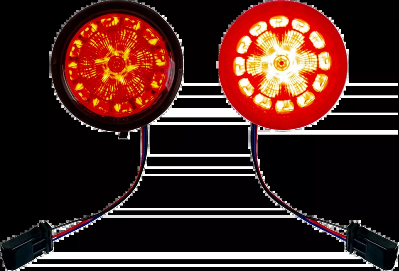 Custom Dynamics ProBeam Rear Turn Signal Inserts - LED - Smoke Lens - PB-R-25JAE-S