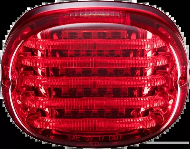 Custom Dynamics Probeam Red LED Squareback Taillight for 1988-24 Harley Davidson