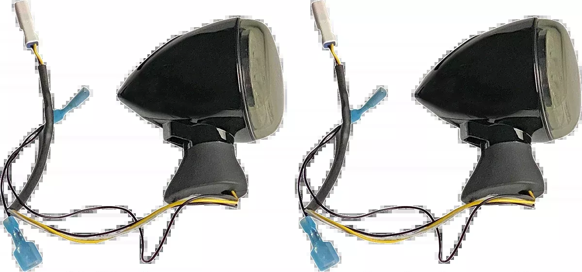 Custom Dynamics ProBEAM Ringz Front LED Turn Signals 2015-2022 Indian Scout