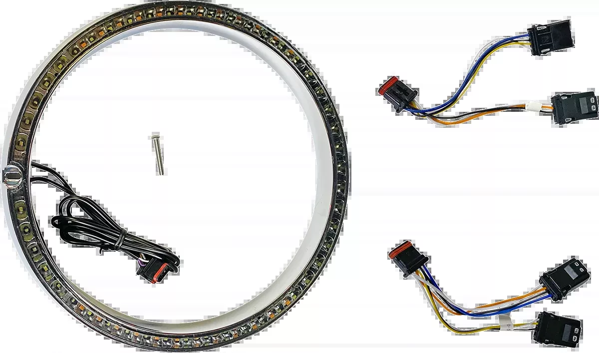 Custom Dynamics ProBeam Sequential Head Light Trim Ring 2014-2024 Harley Touring