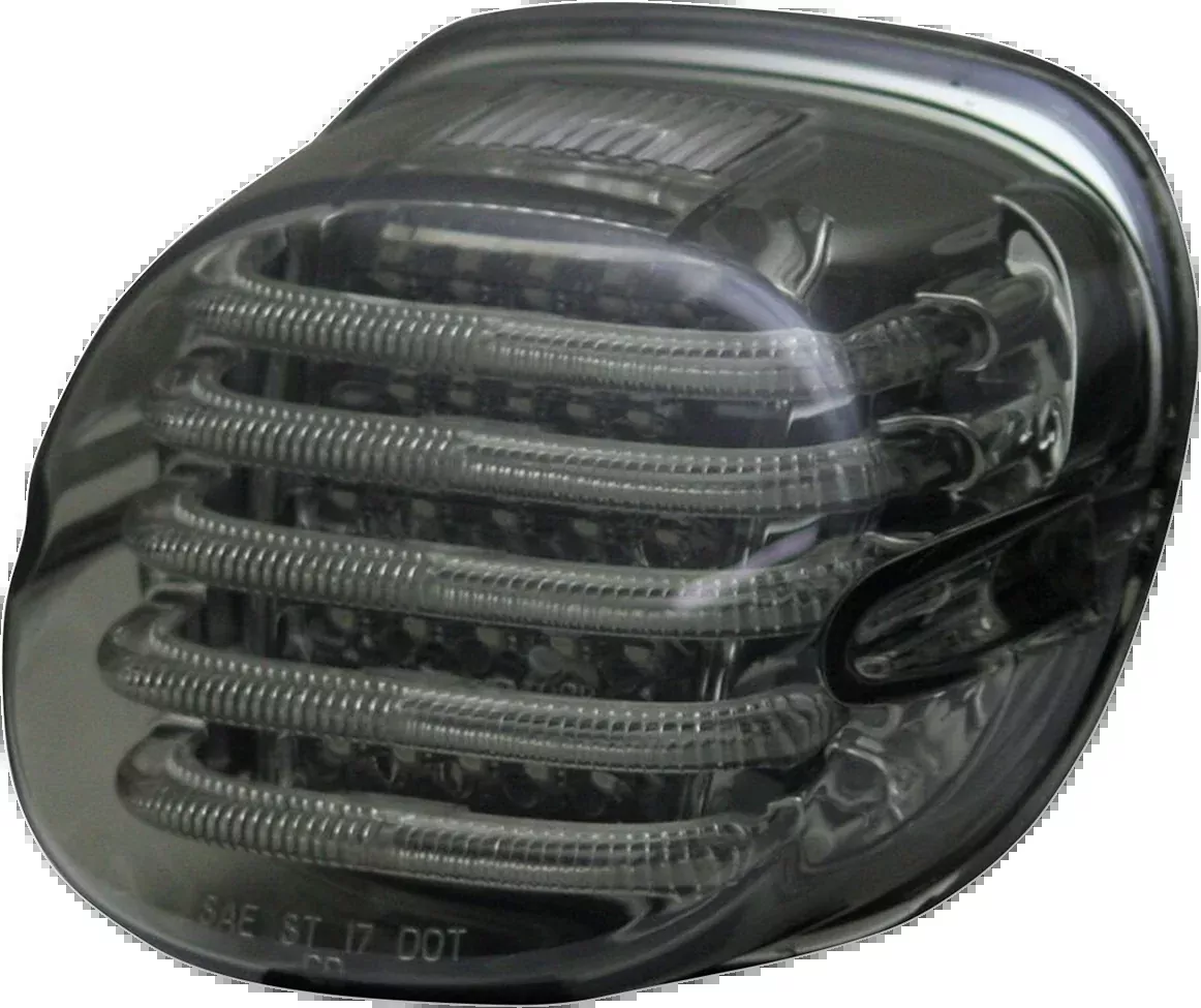Custom Dynamics Probeam Smoked Lens LED Low Profile Laydown Taillight For Harley