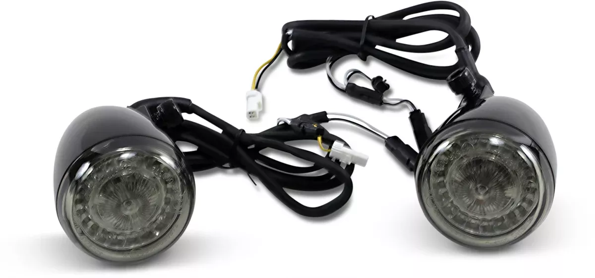 Custom Dynamics ProBEAM Turn Signals - Gloss Black - Indian - PB-IND-ECE-AW-B