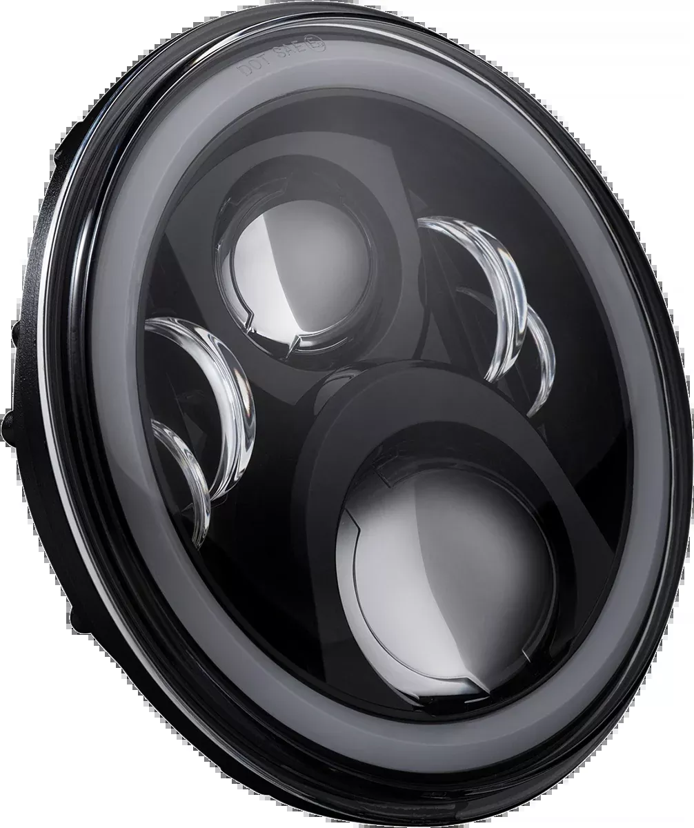 Custom Dynamics ProGlow 7" LED Headlight & Halos fits 1986-2024 Harley Models