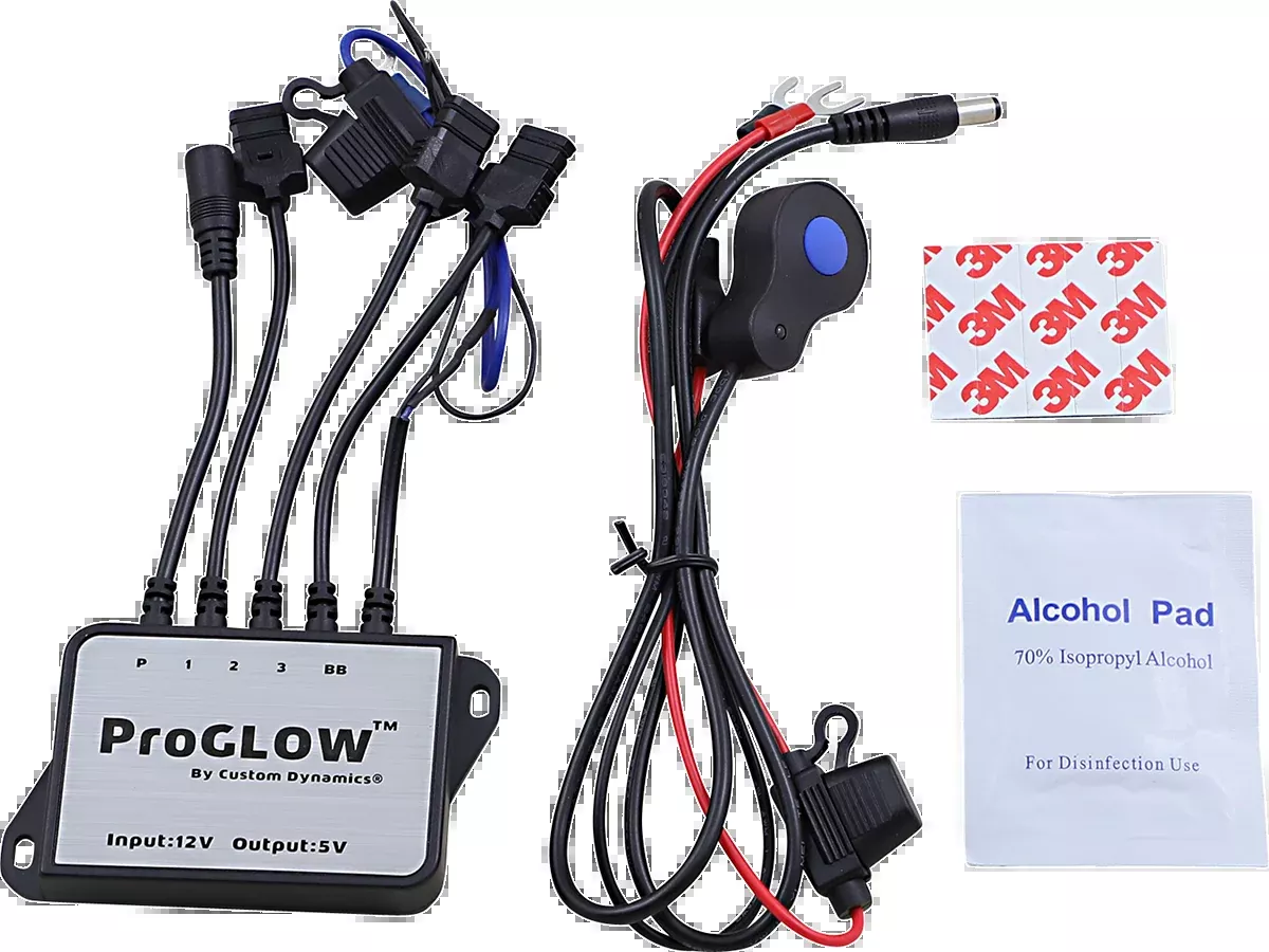 Custom Dynamics ProGLOW Motorcycle LED Accent Lighting Bluetooth Controller