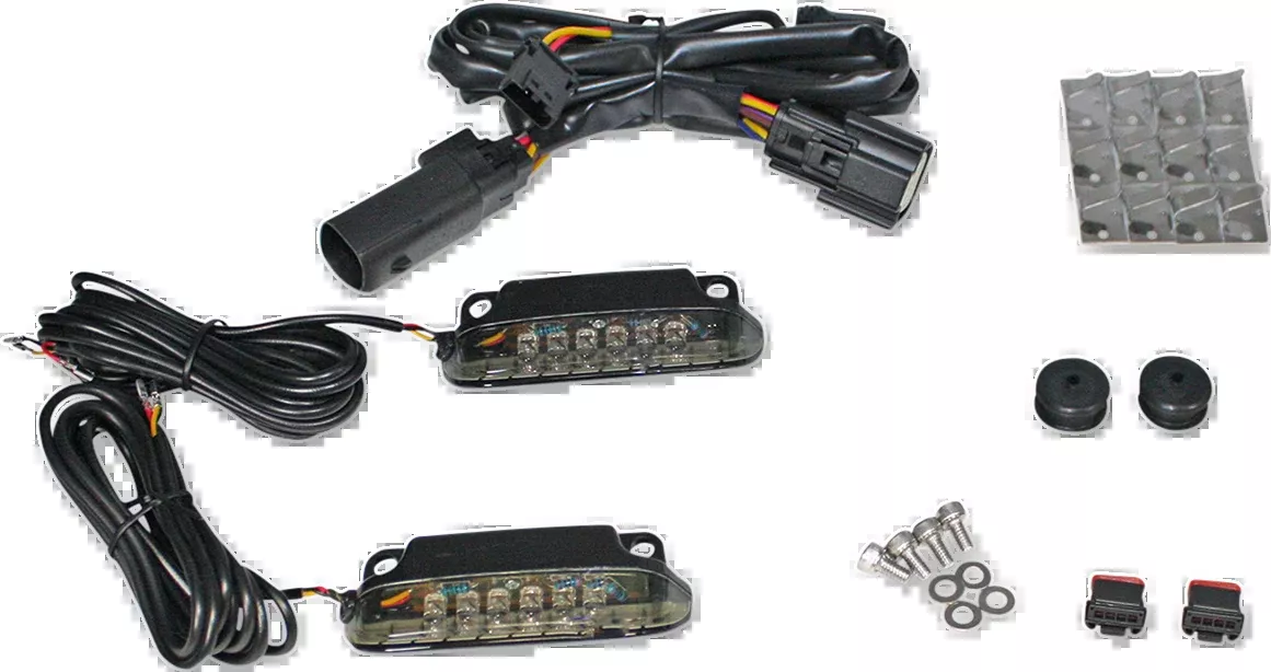 Custom Dynamics Rear Luggage Rack LED Light Bar 2014-2024 Harley Touring FLHX