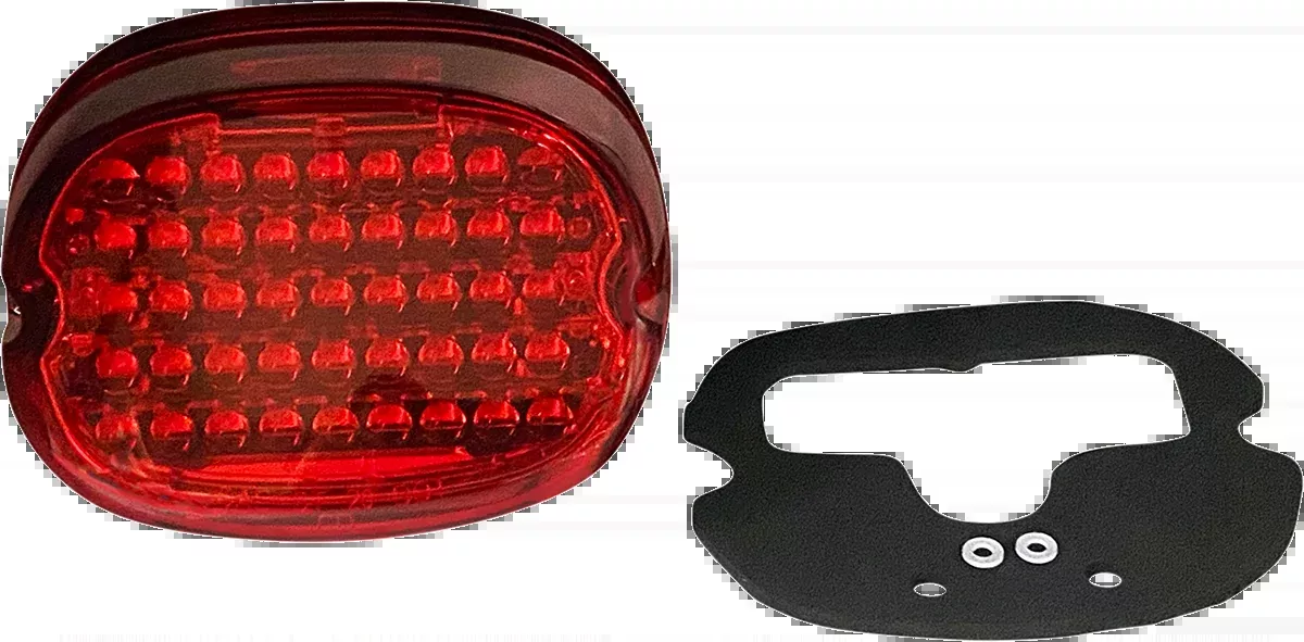 Custom Dynamics Red LED Low Profile Taillight 1999-2024 Harley Touring Models