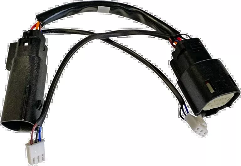 Custom Dynamics Red Plasma Rods Wiring Adapter fits 10-13 Harley CVO Touring