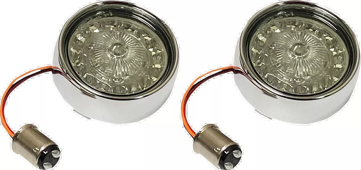 Custom Dynamics Red Rear LED Turn Signal Inserts 2007-2024 Harley Softail Models