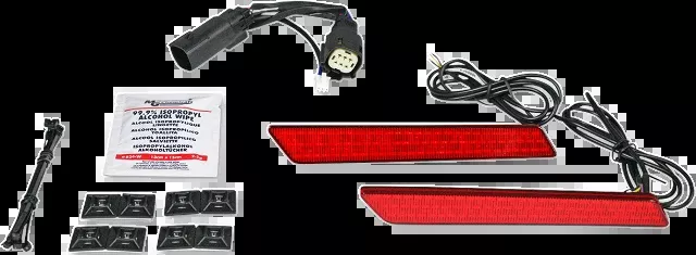 Custom Dynamics Red Saddlebag LED Latch Lights for 2010-2013 Harley FLTRX FLHX