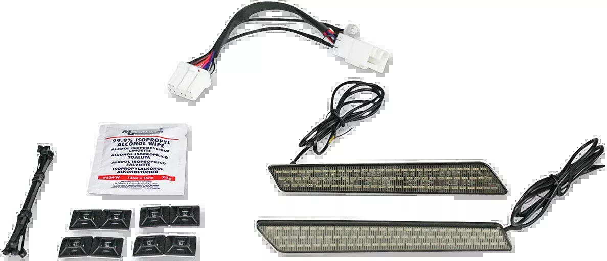 Custom Dynamics Saddlebag Latch Lights – ’97-’13 – Smoke – CD-LATCH-HD-S