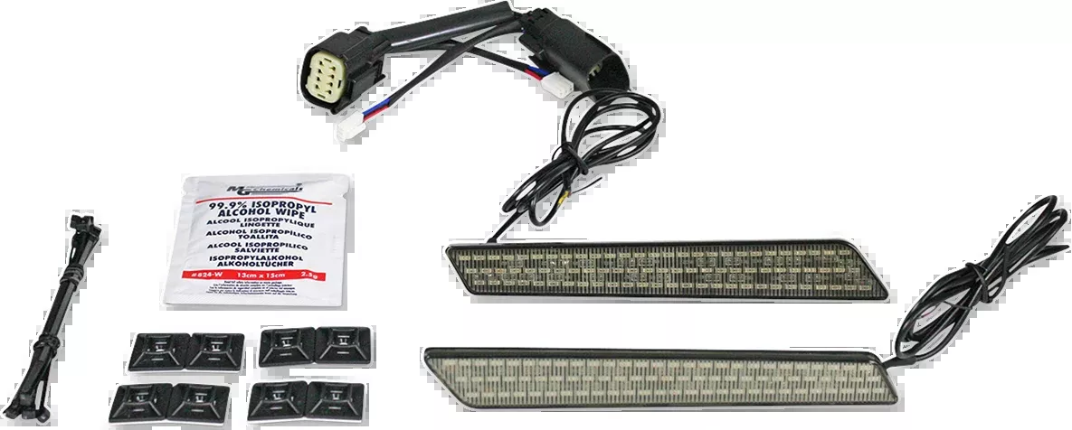 Custom Dynamics Saddlebag Latch Lights – SS8 – Smoke – CD-LATCH-SS8-S