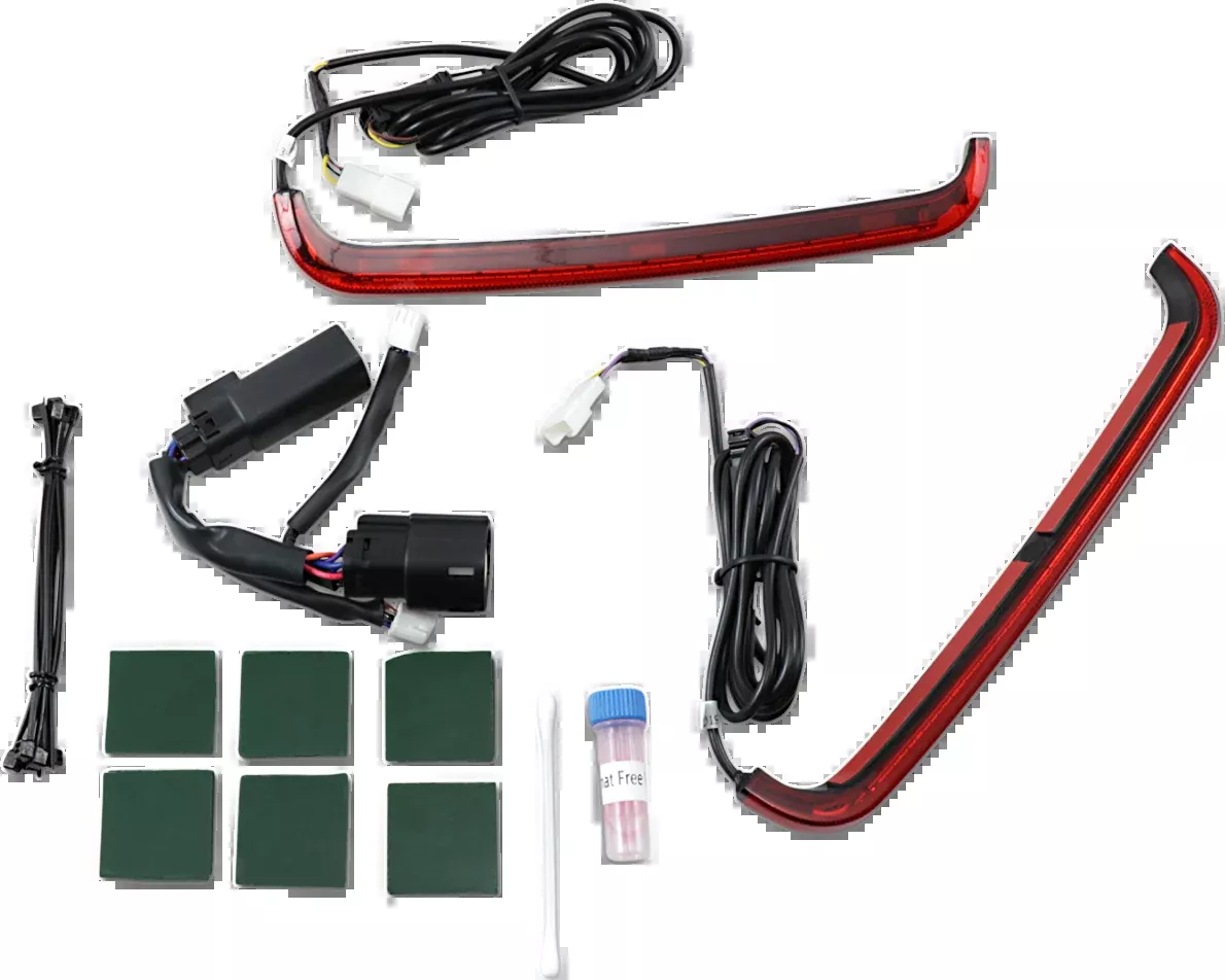 Custom Dynamics Saddlebag Lights – ’10-’13 – Red Lens – CD-LP-SS6-R
