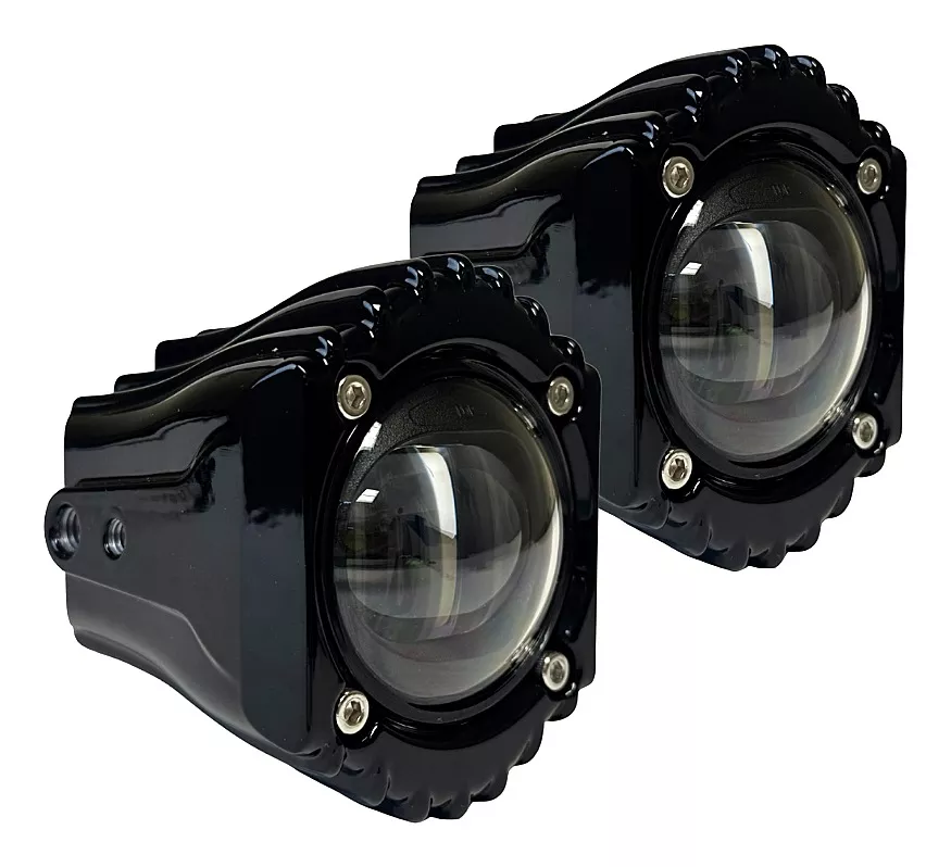 Custom Dynamics Shark Demon LED Fog Lights For Harley Softail 2025-2026