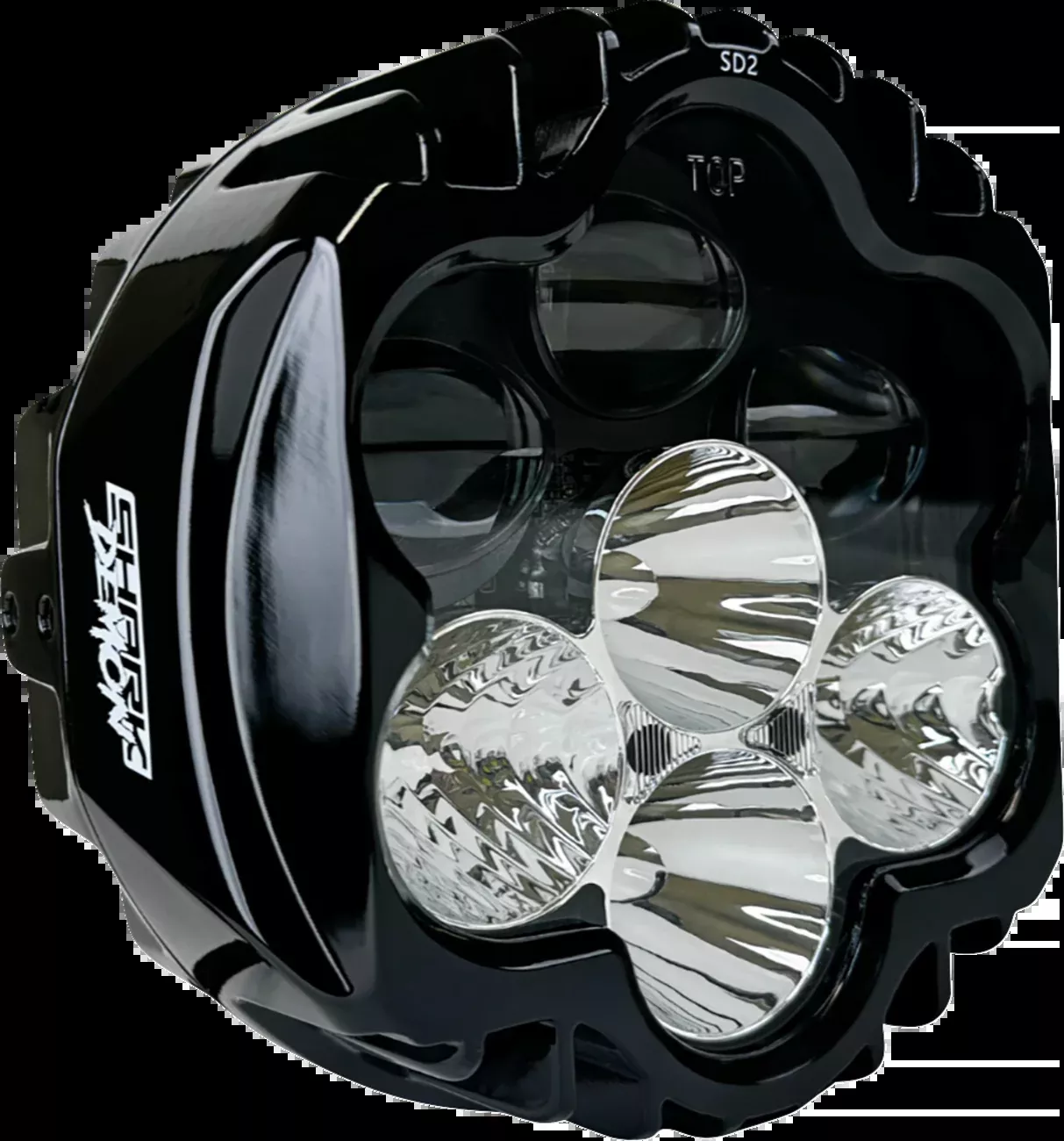 Custom Dynamics Shark Demon Performance LED Headlight 1994-2023 Harley Touring