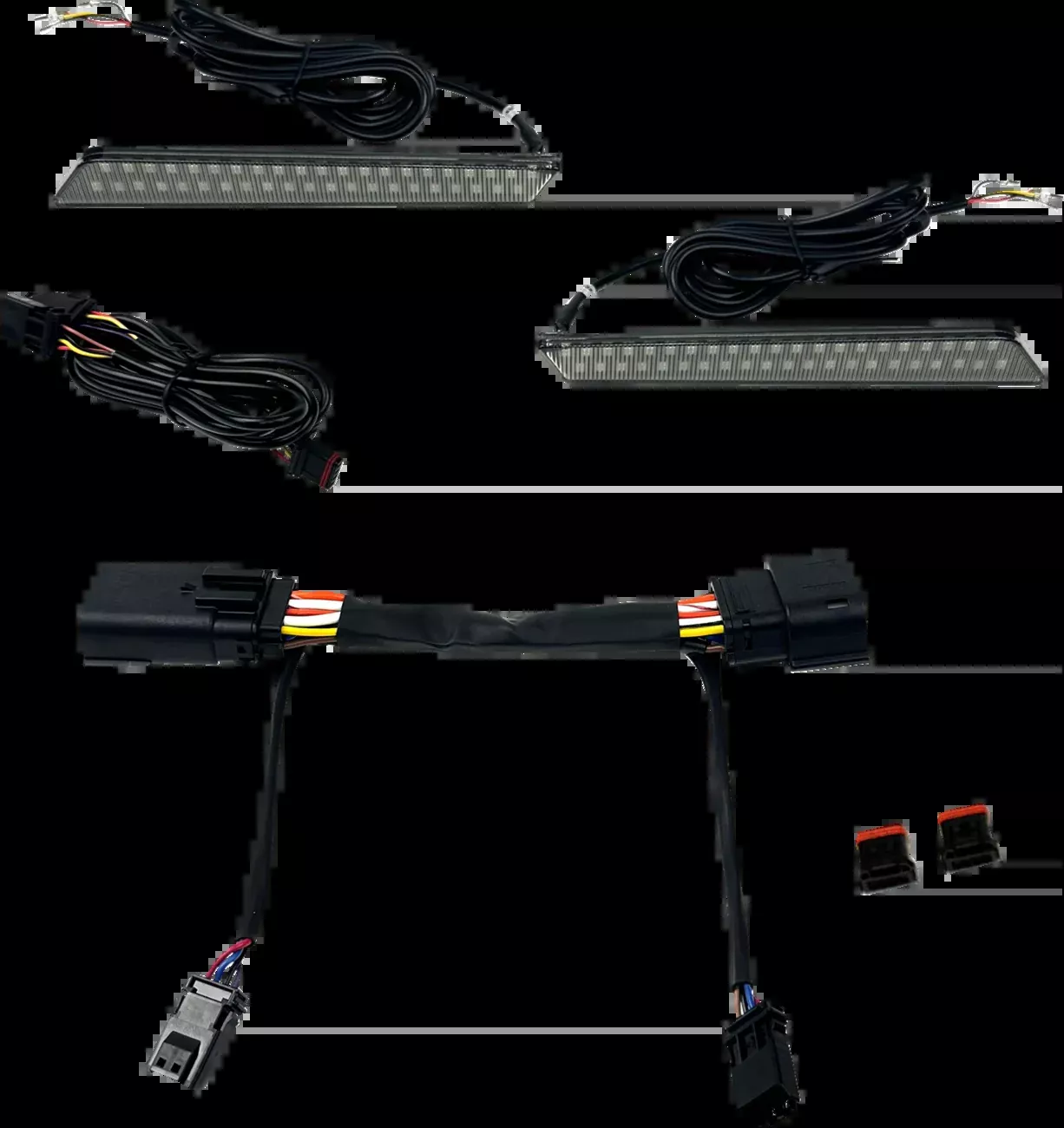 Custom Dynamics Smoke LED Saddlebag Latch Lights for 2023-2025 Harley Touring