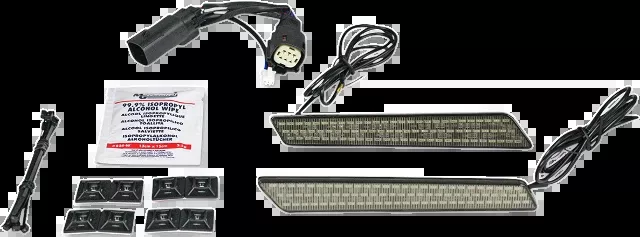 Custom Dynamics Smoke Lens Saddlebag LED Latch Lights for 2014-23 Harley Touring