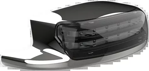 Custom Dynamics Smoke Rear Fender Tip LED Running Light 2009-19 Harley Touring