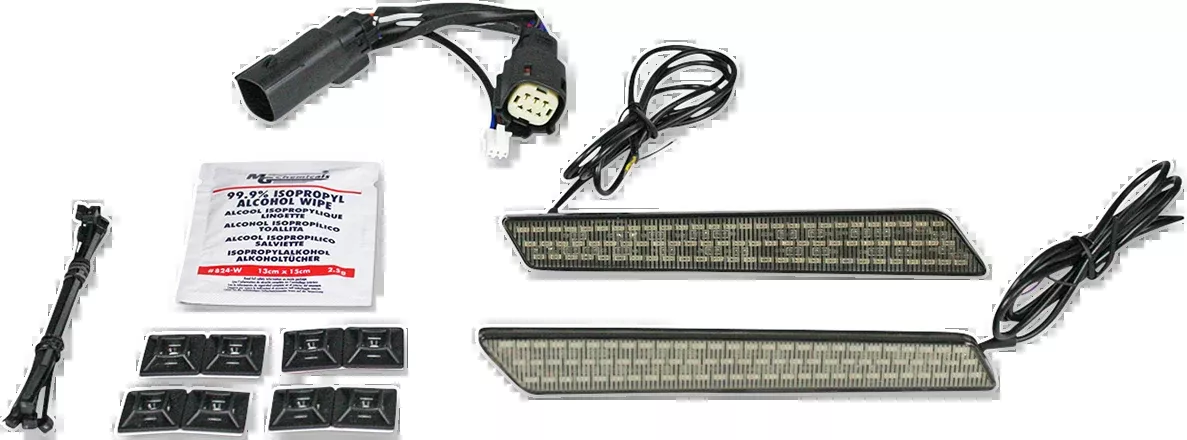 Custom Dynamics Smoke Saddlebag LED Latch Lights 2010-2013 Harley FLTRX FLHX
