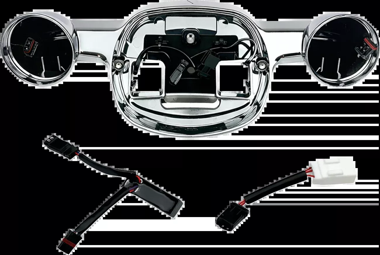 Custom Dynamics Taillight Baseplate - Chrome - '22-'25 FXRST/FXLRS - TL-TS-BASE-ST-C
