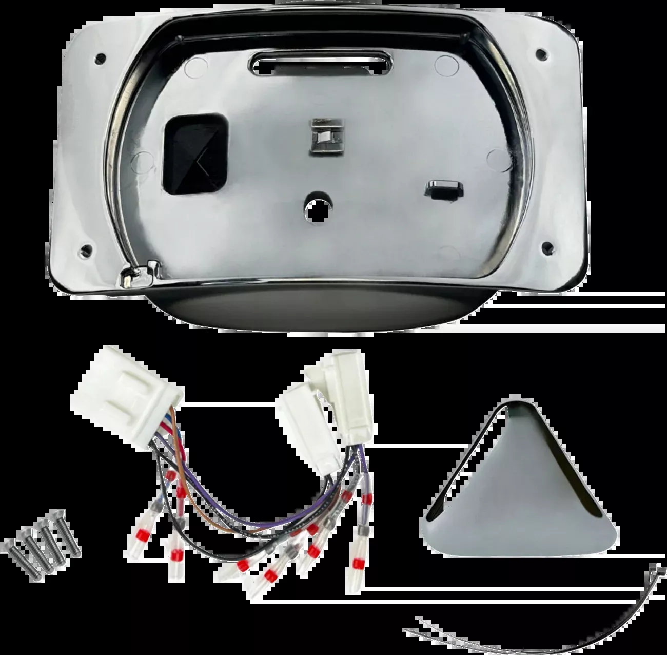 Custom Dynamics Taillight Eliminator License Plate Mount fits 1999-2024 Harley