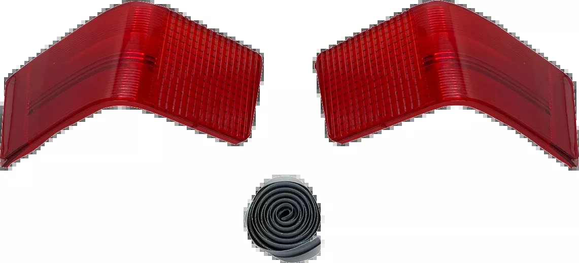 Custom Dynamics Tour-Pak Replacement Red Taillight Lens 1989-2013 Harley Touring