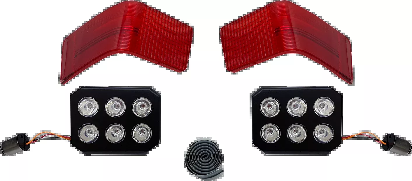 Custom Dynamics TourPak Run Brake LED Lights for 1989-2013 Harley Touring FLH
