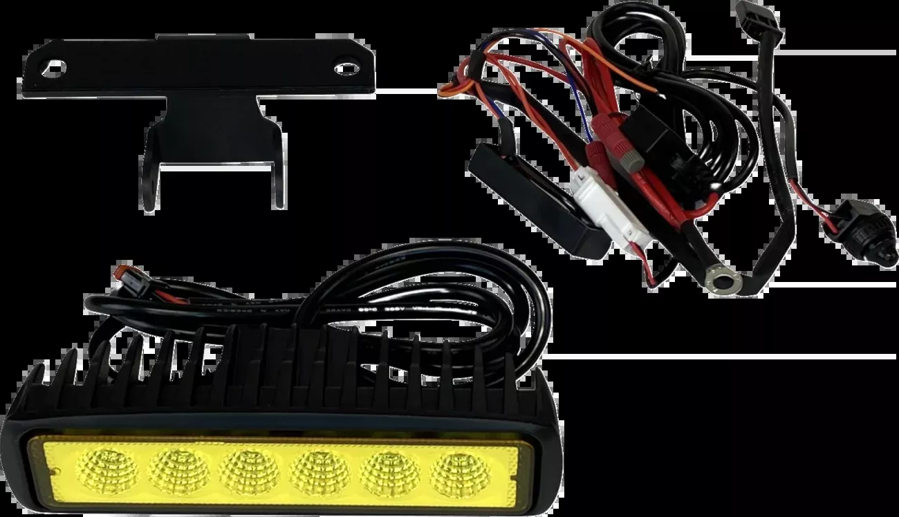 Custom Dynamics Yellow LED Light Bar Kit for 2015-2024 Harley Road Glide FLTR