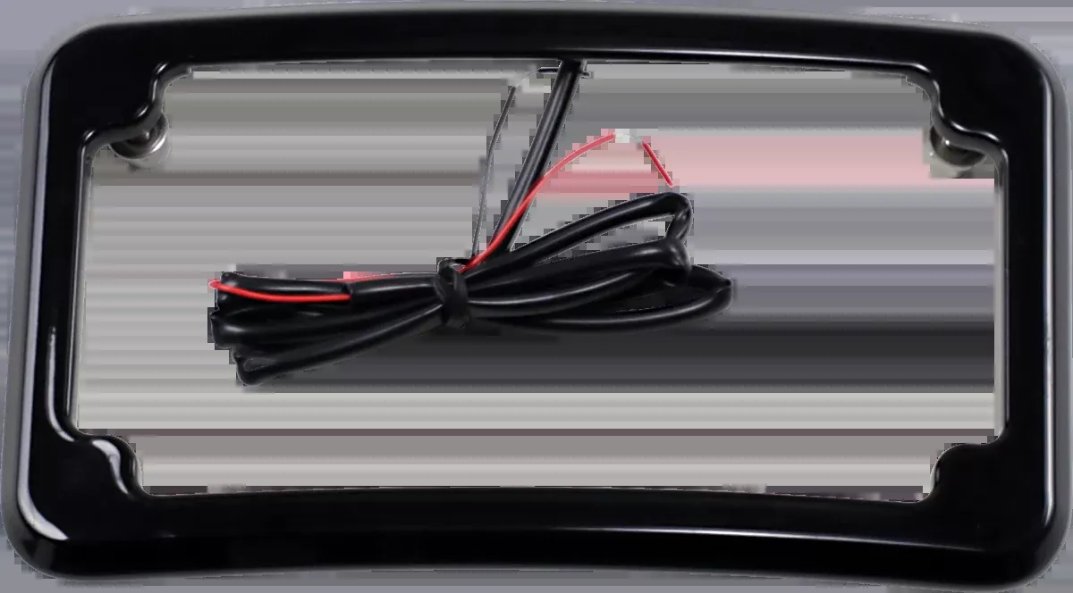 Cycle Visions Beveled Universal Motorcycle Lighted License Plate Frame Harley