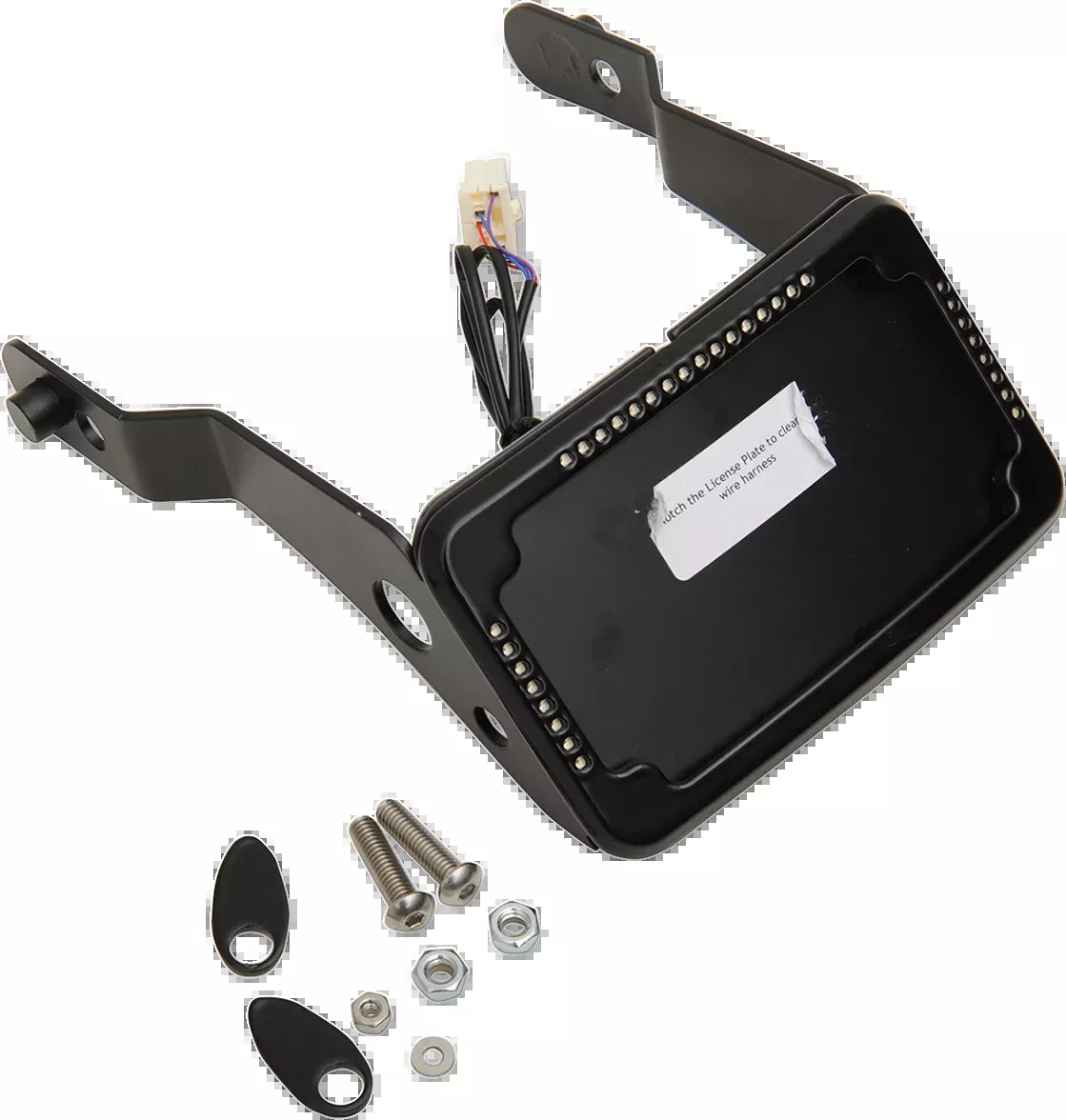 Cycle Visions Black LED License Plate Frame 2018-2024 Harley Softail FXBB FLSL