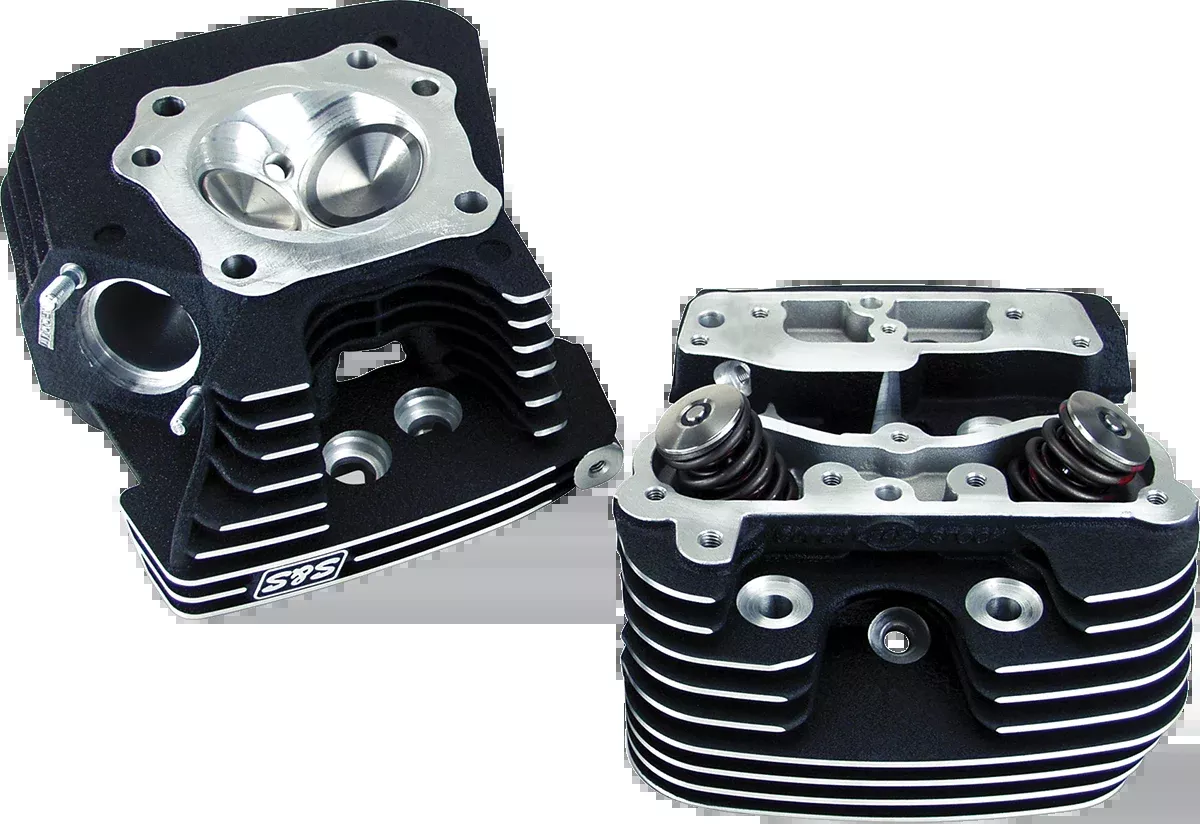 Cylinder Head Kit – Super Stock™ – Black – Evolution Big Twin ’88-’99