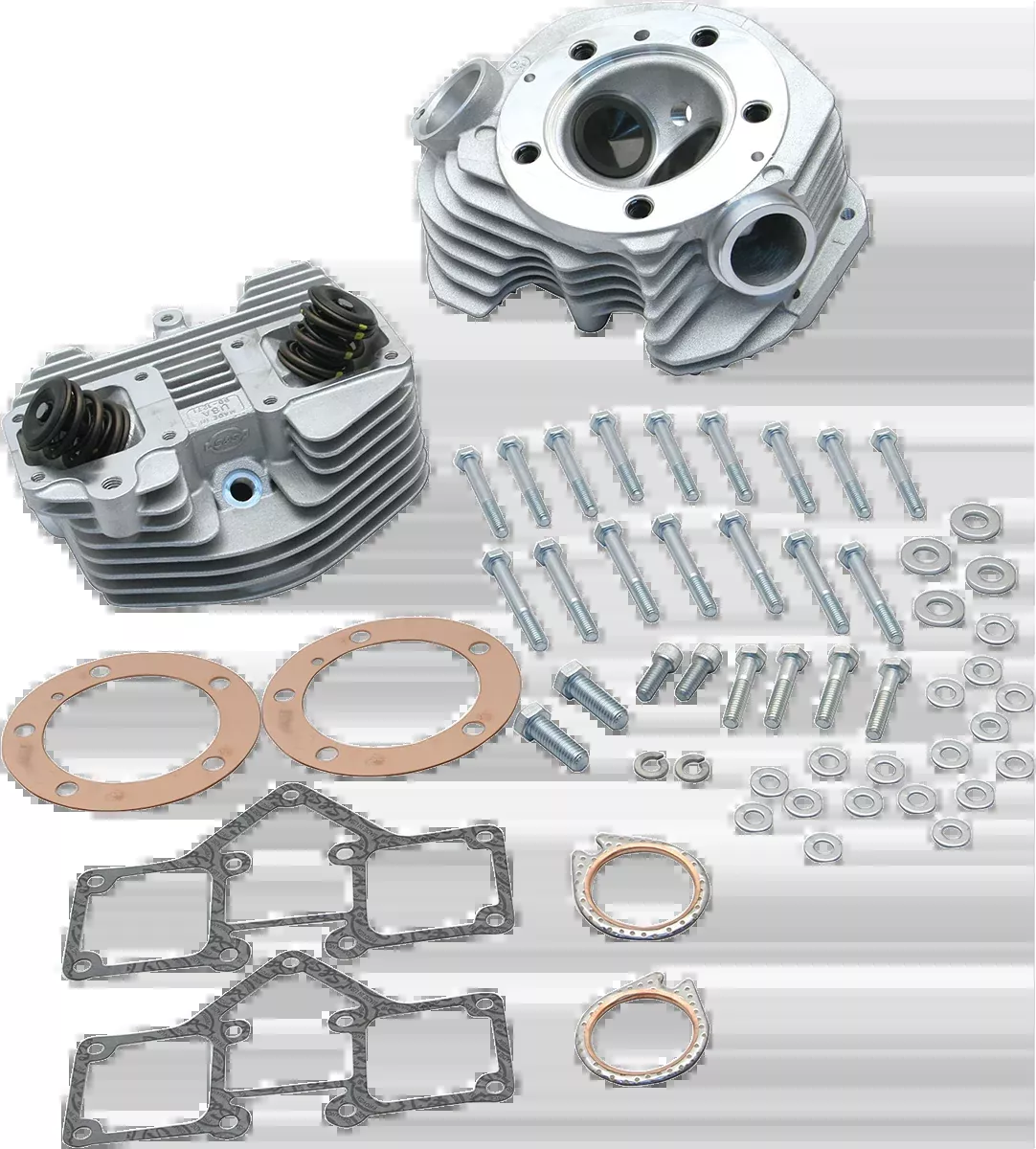 Cylinder Head Kit – Super Stock – Single Plug – Band Style – Big Twin
