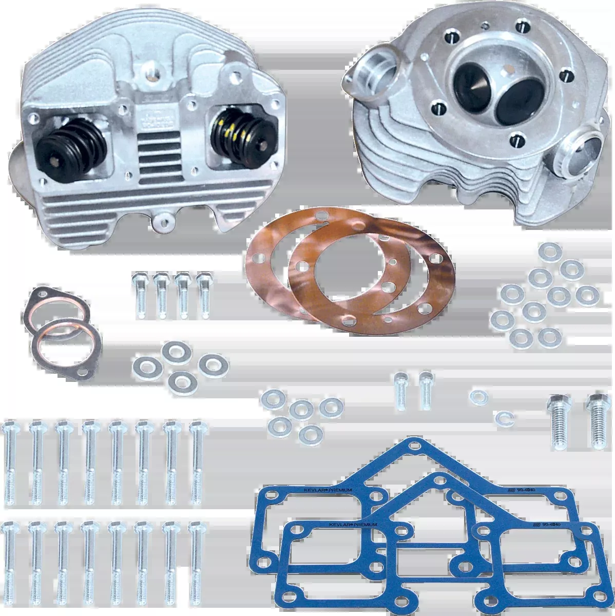 Cylinder Head Kit – Super Stock – Single Plug – O-Ring Style – Big Twin