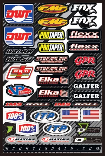 D Cor Atv Decal Sheet - 40-90-107