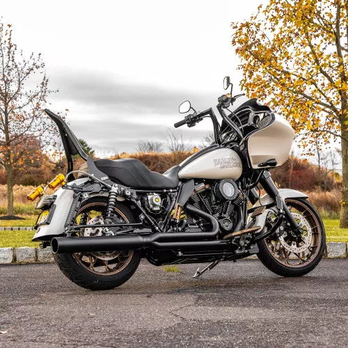 D&D Diablo Gato 2-1 High Performance Exhaust for 2017-2025 Harley Touring – Black