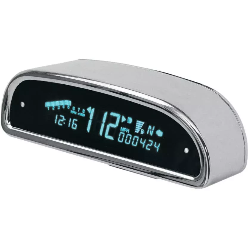Dakota Digital MCV-7300 Chrome Hooded 7000 Series Speedometer Tachometer